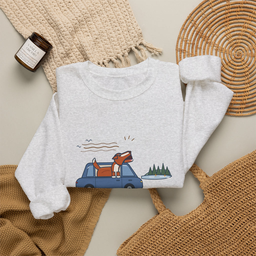 Nova Scotia Duck Tolling Retriever Crewneck Sweatshirt - Screamed the Whole Drive