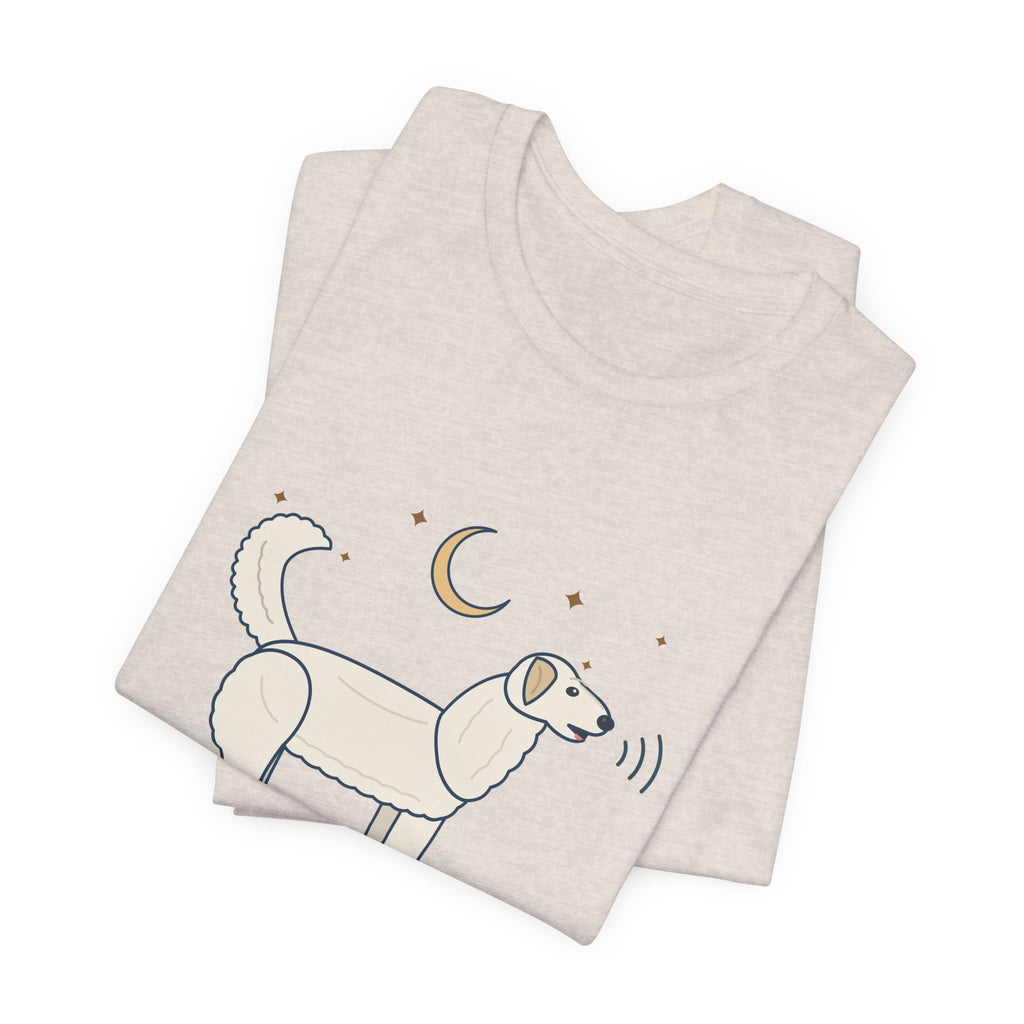 Great Pyrenees T-Shirt - On Patrol Since Sundown Pyr Owner Tee