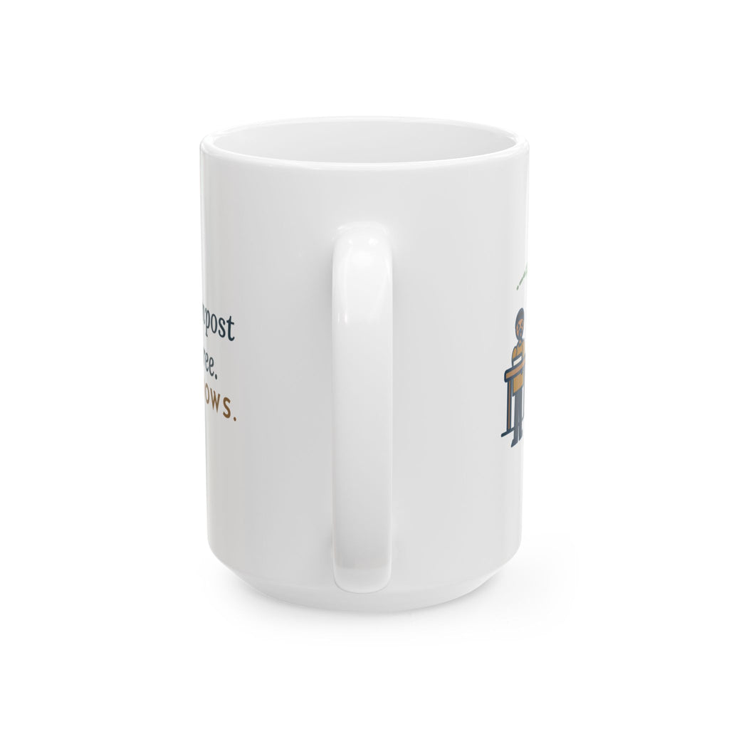 Large 15oz Environmental Science Teacher Mug - Compost Bin Week Three Science Teacher Gift