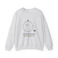 Cross-Stitch Crewneck Sweatshirt - Confetti Stitches Build Character Gift