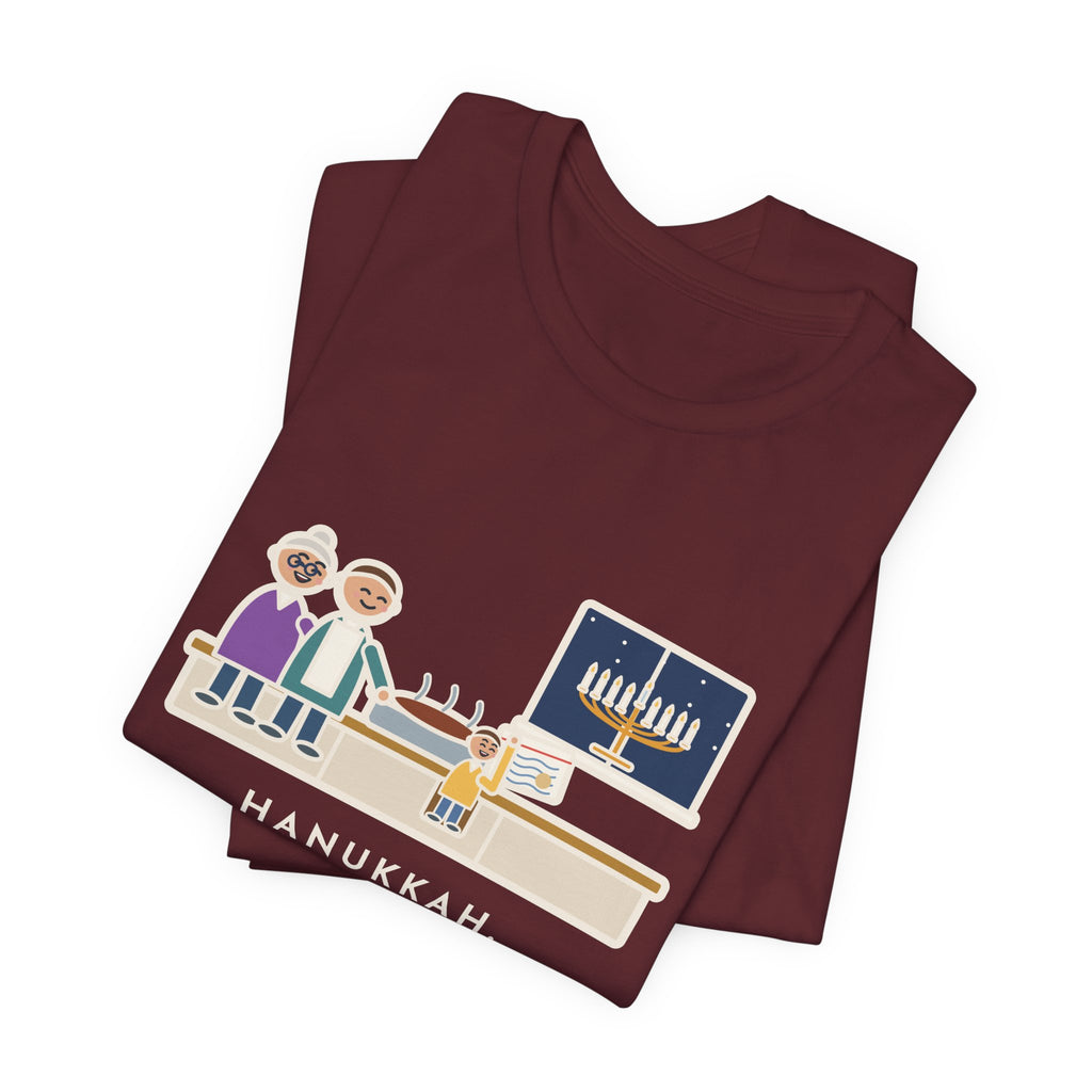 Funny Hanukkah Brisket T-Shirt, Grandma's Recipe, Three Generations, the Same Index Card, Recipe Card Tee