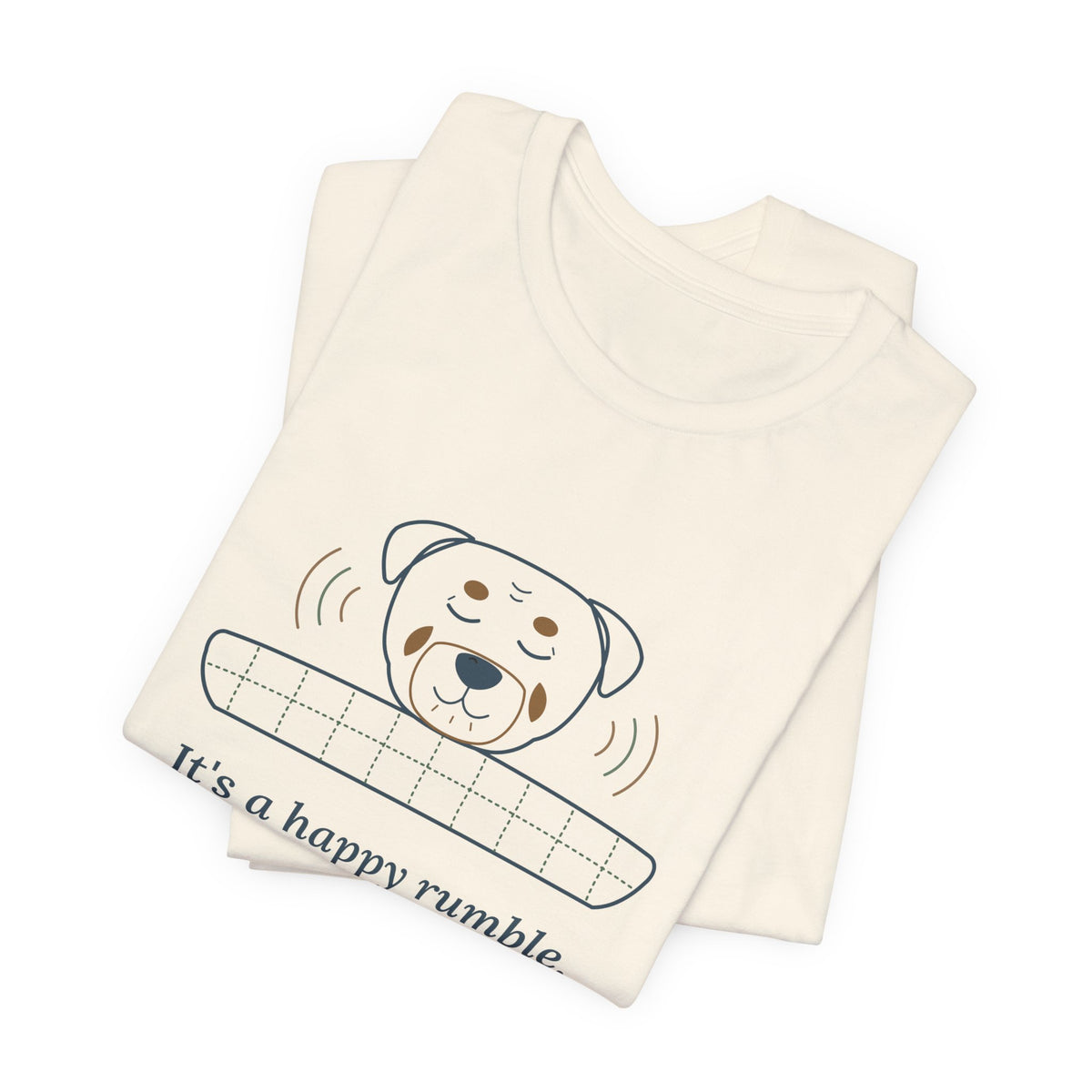 Rottweiler T-Shirt - It's a Happy Rumble, I Promise Gentle Rottie Owner Tee