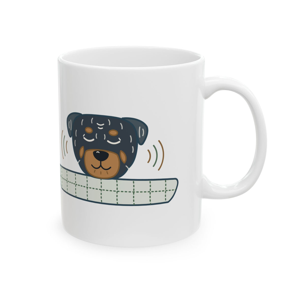 Rottweiler Coffee Mug - It's a Happy Rumble, I Promise Rottie Lover Gift Mug