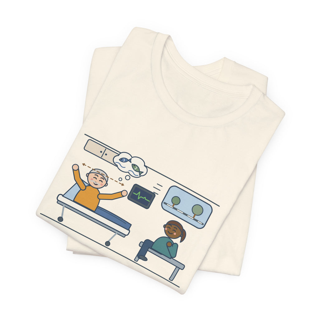 Interfacility Transport Nurse T-Shirt - Two-Hour Transfer, Heard Every Fishing Story Funny Tee