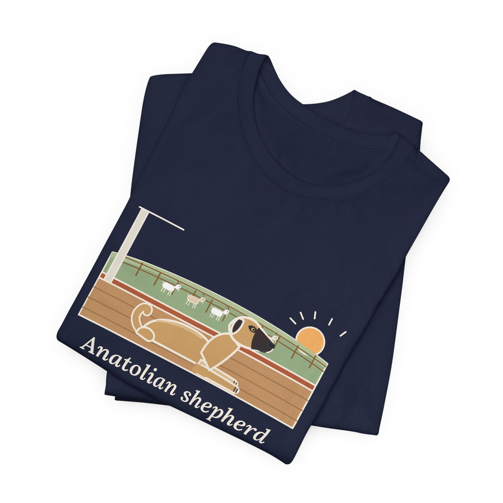 Anatolian Shepherd T-Shirt - On the Porch All Night, Every Goat Accounted For