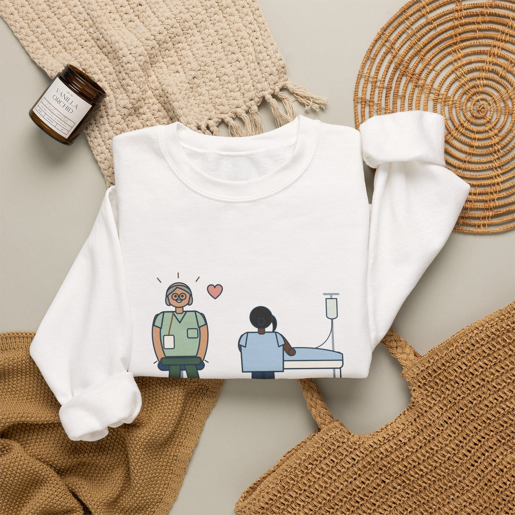 Preceptor Crewneck Sweatshirt - Sitting on My Hands. You've Got This. Nurse Mentor Gift