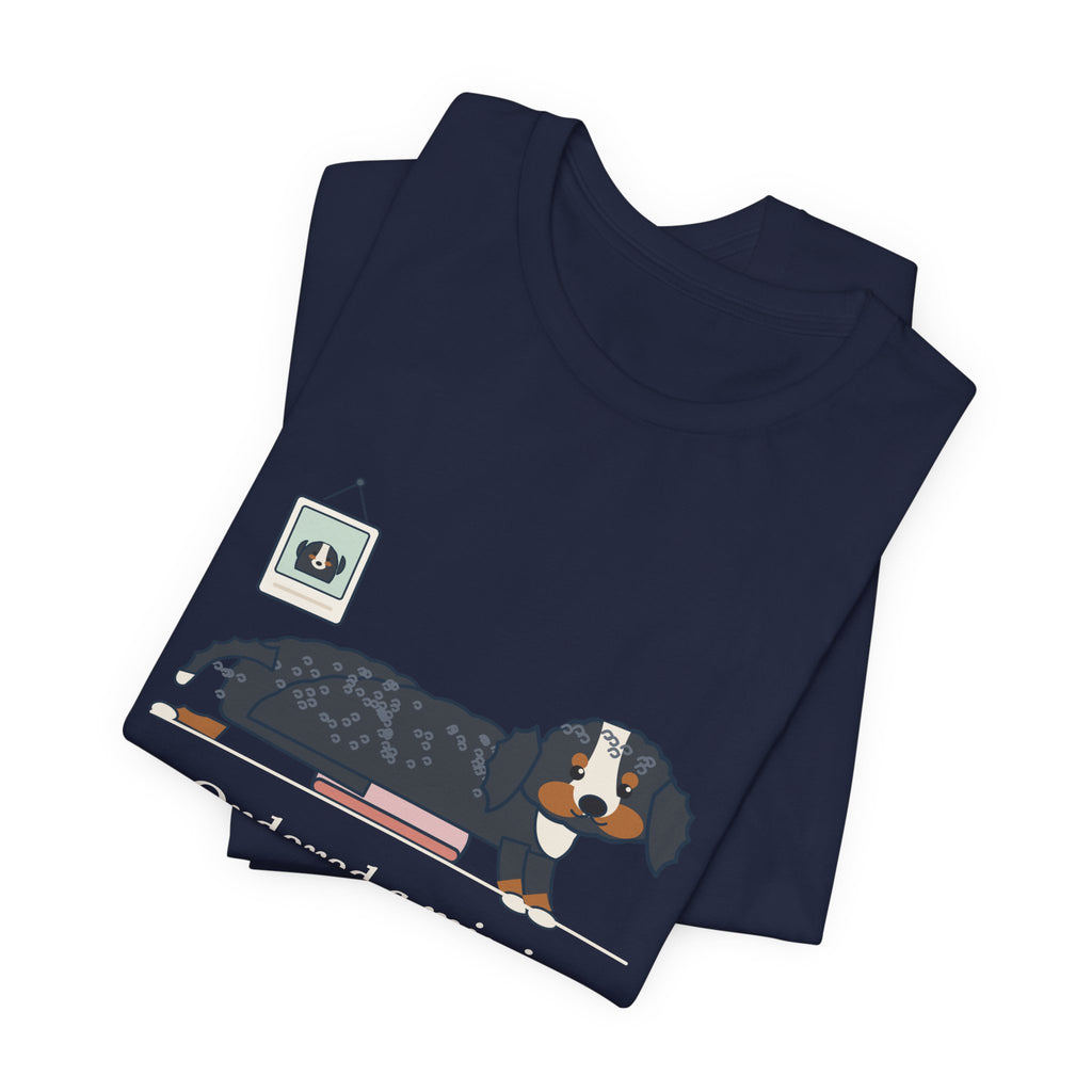 Bernedoodle T-Shirt - Ordered a Mini. Got Ninety Pounds. Funny Doodle Owner Tee
