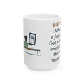 Asked for a Food Diary, Got a Photo of One Taco and the Words Mostly This 15oz Mug, Large Funny Dietitian Coffee Mug