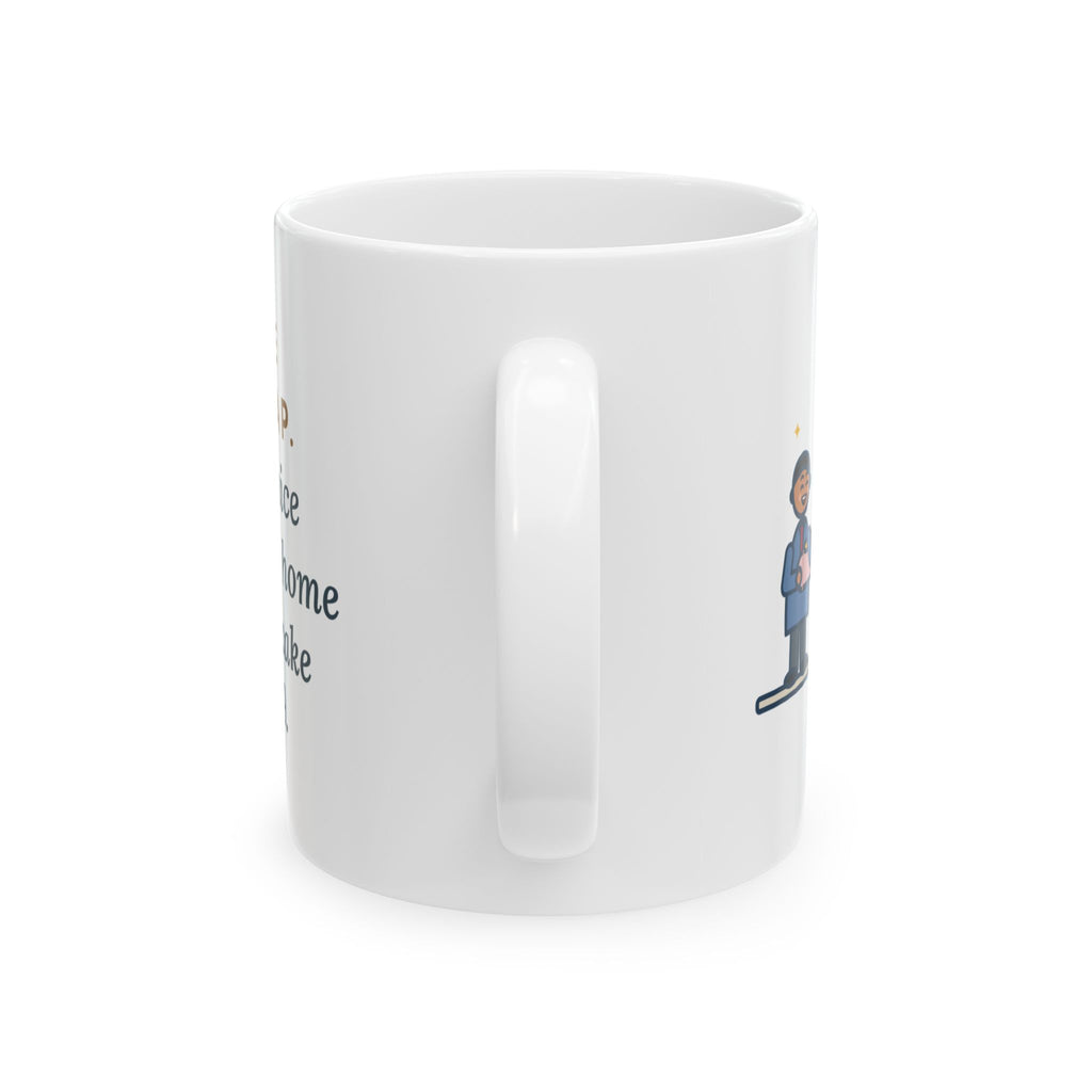 Office Gift Swap Mug, Brought a Nice Blanket, Went Home with a Fruitcake from 2019, Funny Coffee Mug 11oz