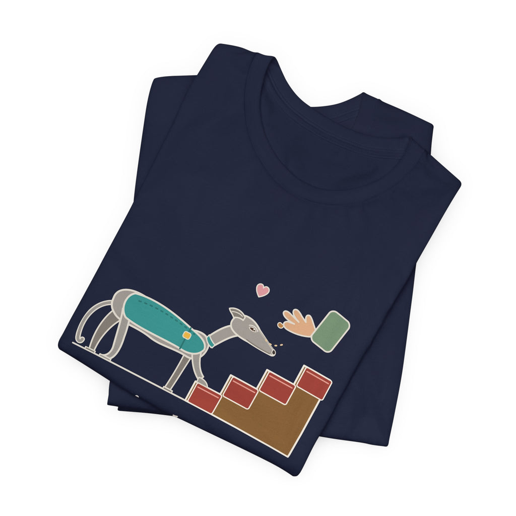 Greyhound T-Shirt - Retired Racer. Stairs Are the New Event. Greyhound Adopter Tee
