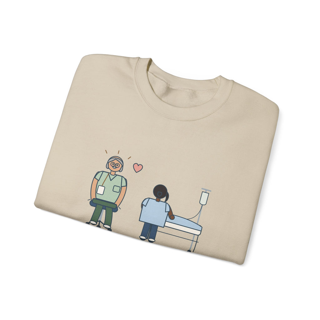 Preceptor Crewneck Sweatshirt - Sitting on My Hands. You've Got This. Nurse Mentor Gift