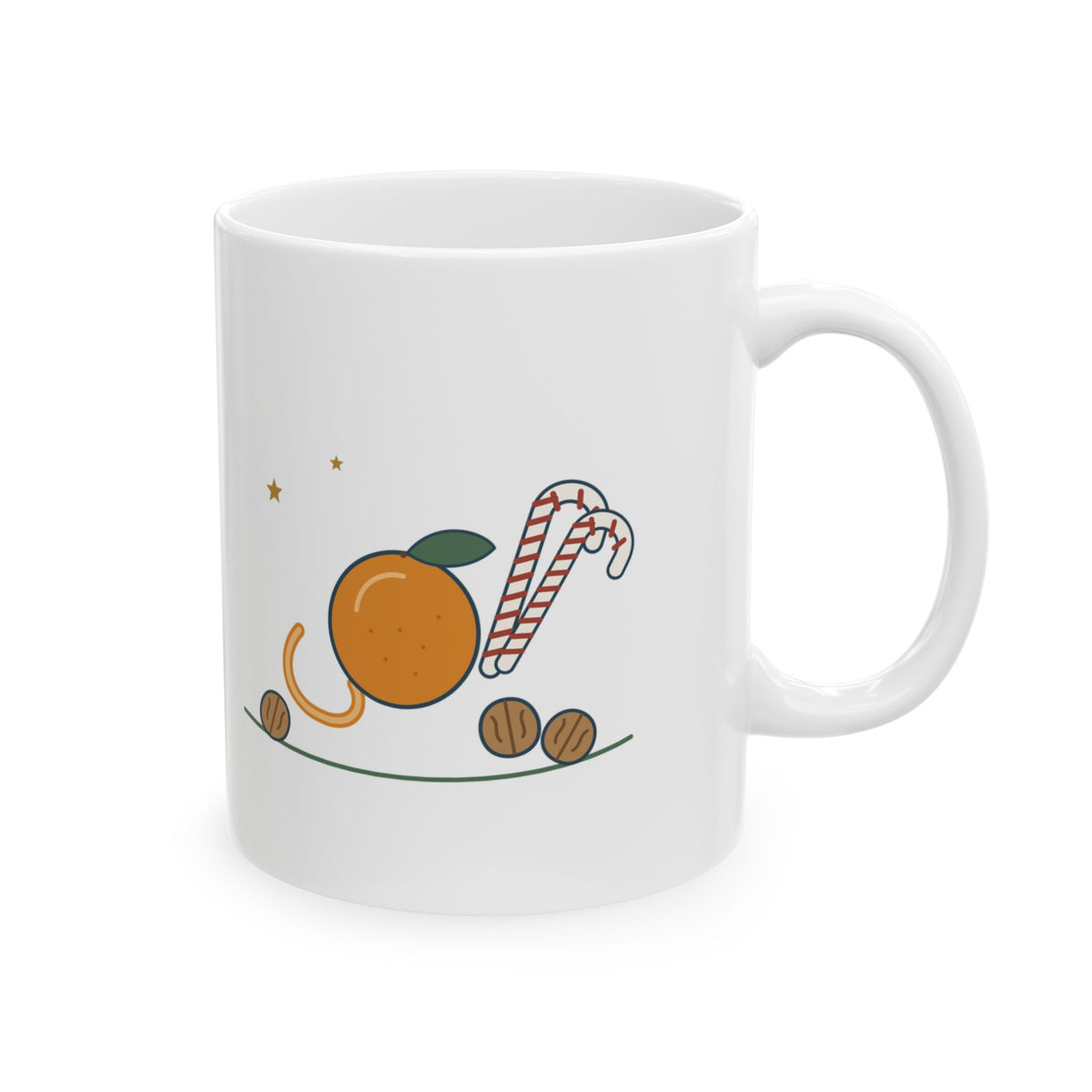 Christmas Stocking-Stuffer Mug - There's Always an Orange in the Toe Family Tradition Coffee Mug