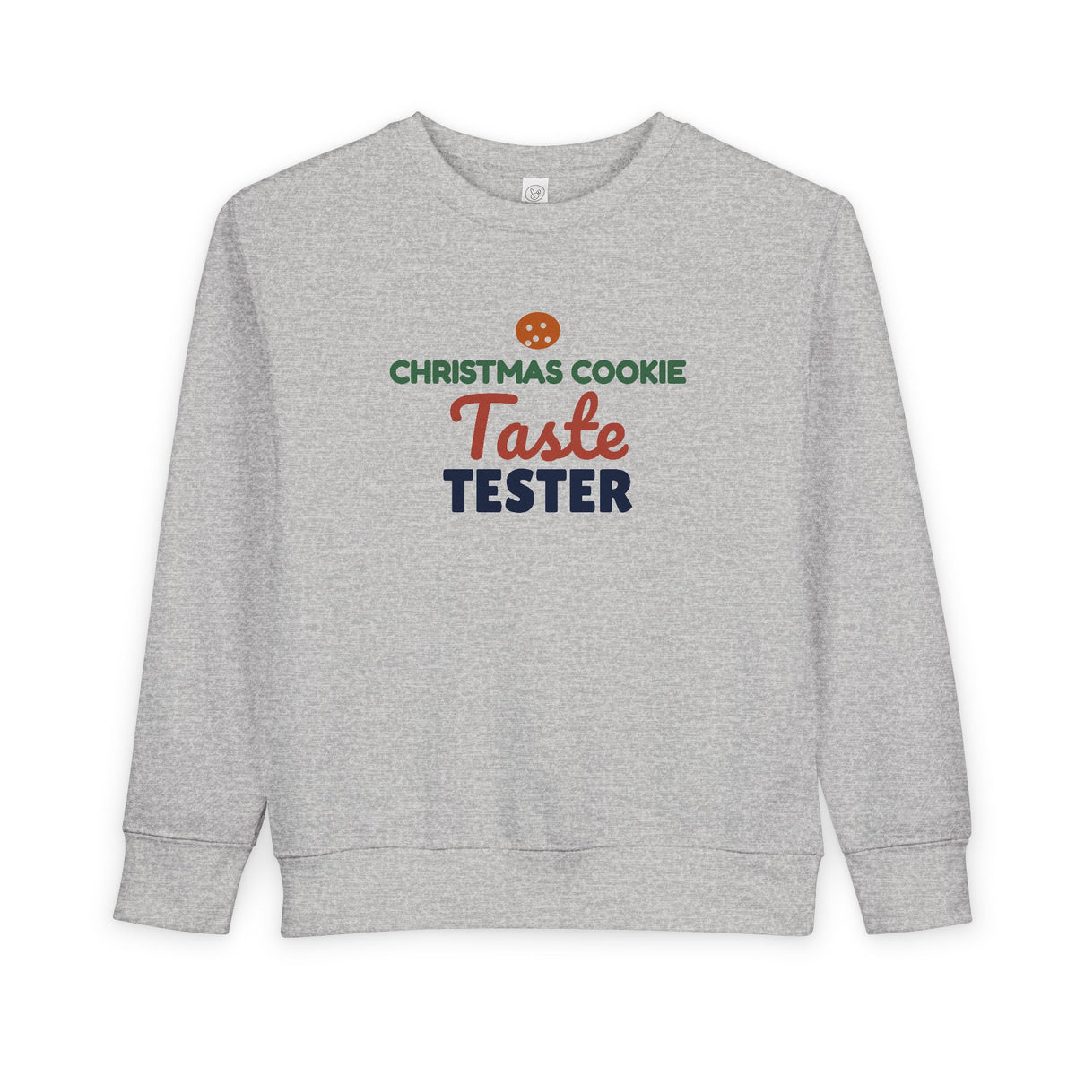 Christmas Cookie Taste Tester Toddler Sweatshirt, Holiday Crewneck