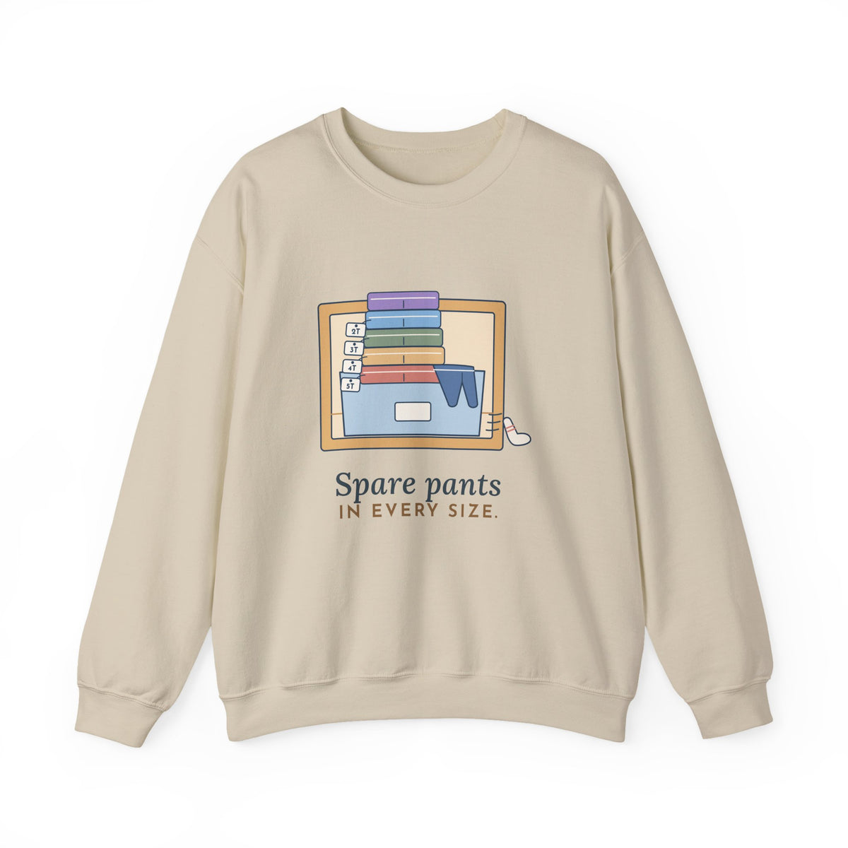 Preschool Teacher Crewneck Sweatshirt - Spare Pants in Every Size Gift