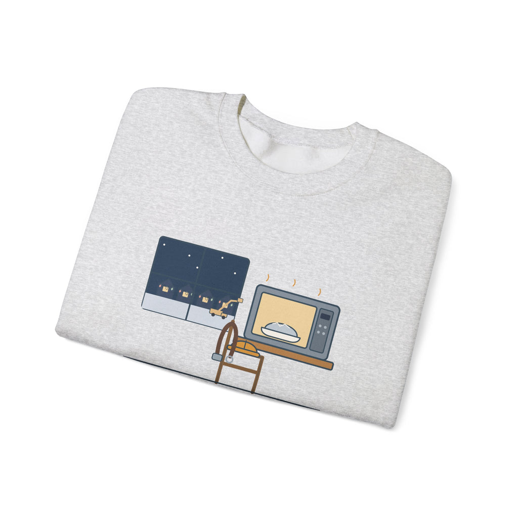 Lineman Crewneck Sweatshirt - Christmas Dinner, Reheated. Your Lights Stayed On.