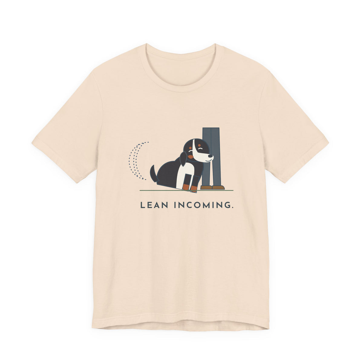 Bernese Mountain Dog T-Shirt - Lean Incoming Funny Berner Lean Tee