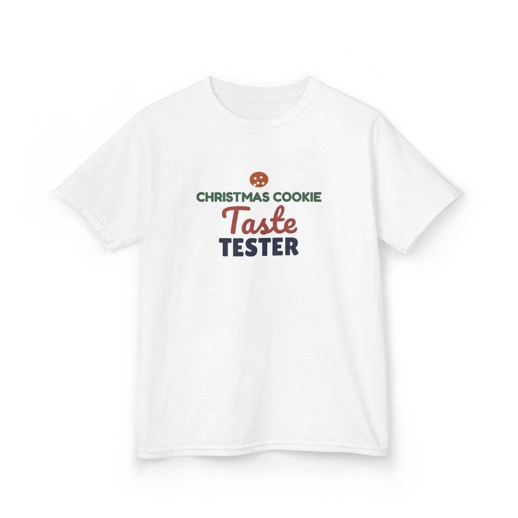 Christmas Cookie Taste Tester Youth T-Shirt, Holiday Baking Kids Tee