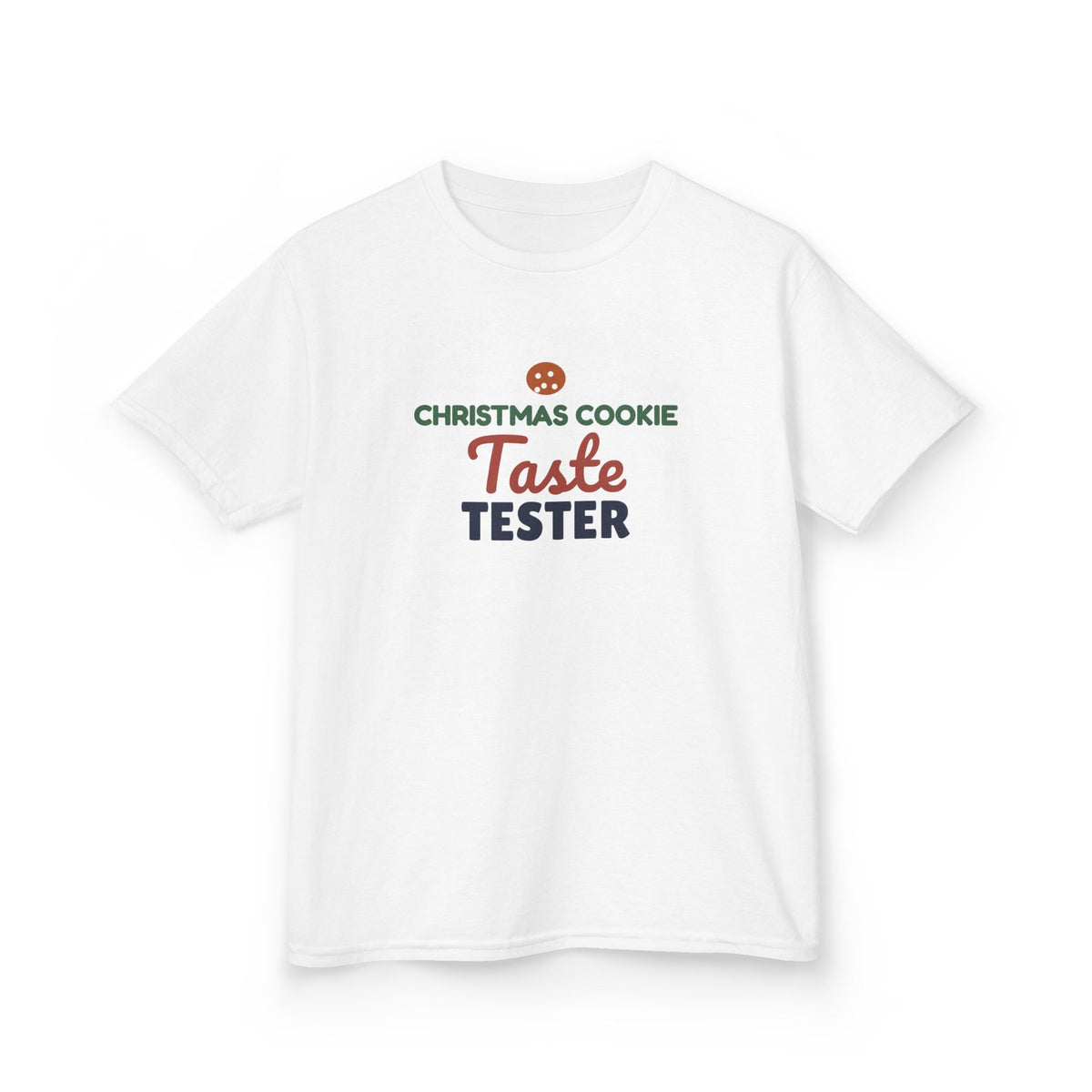 Christmas Cookie Taste Tester Youth T-Shirt, Holiday Baking Kids Tee