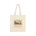 American Bully Tote Bag, Ninety Pounds of Muscle, Runs from the Handheld Vacuum, Couch Hideout