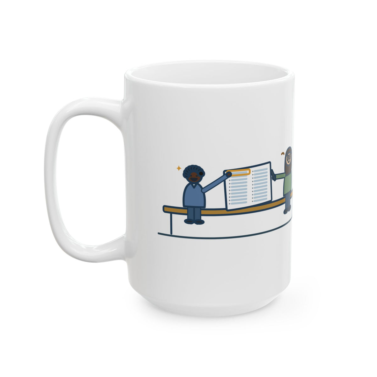 Large Tutor Mug 15oz - Twenty Problems, Stuck on the First