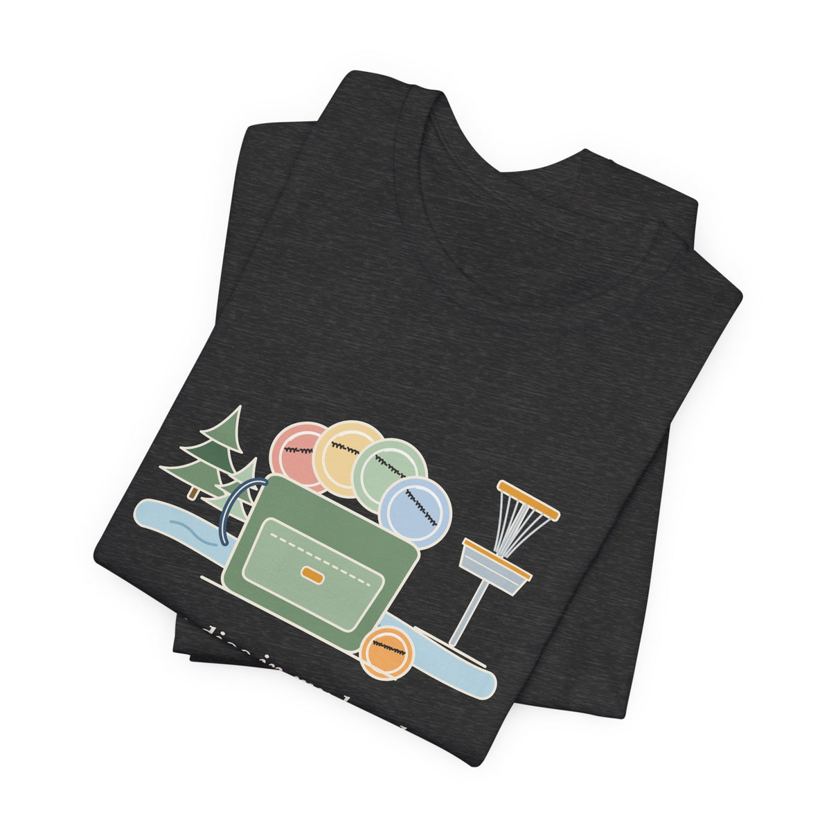 Disc Golf T-Shirt - Every Disc in My Bag Has My Phone Number on It. Funny Disc Golfer Tee