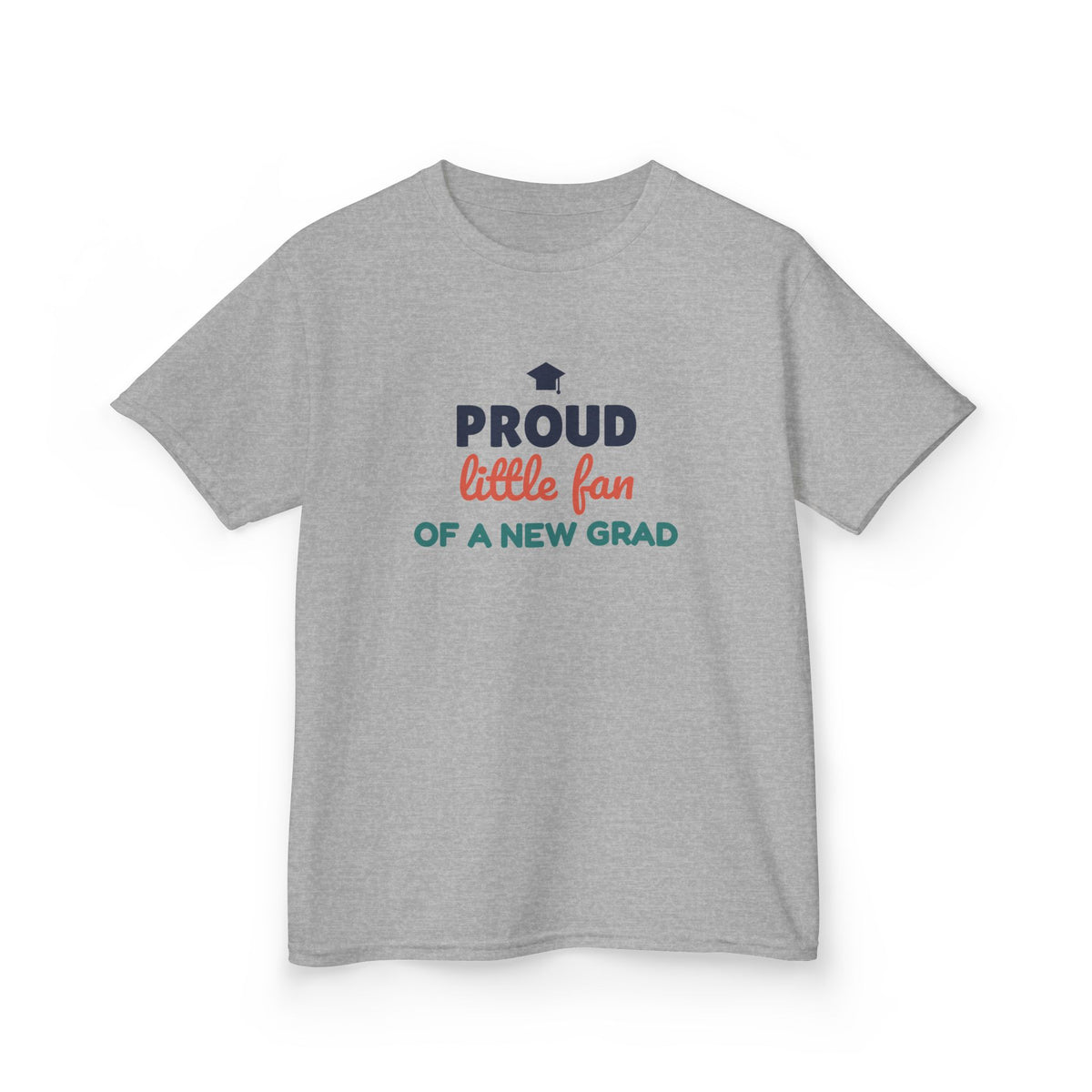 Proud Little Fan of a New Grad Youth T-Shirt, Graduation Kids Shirt