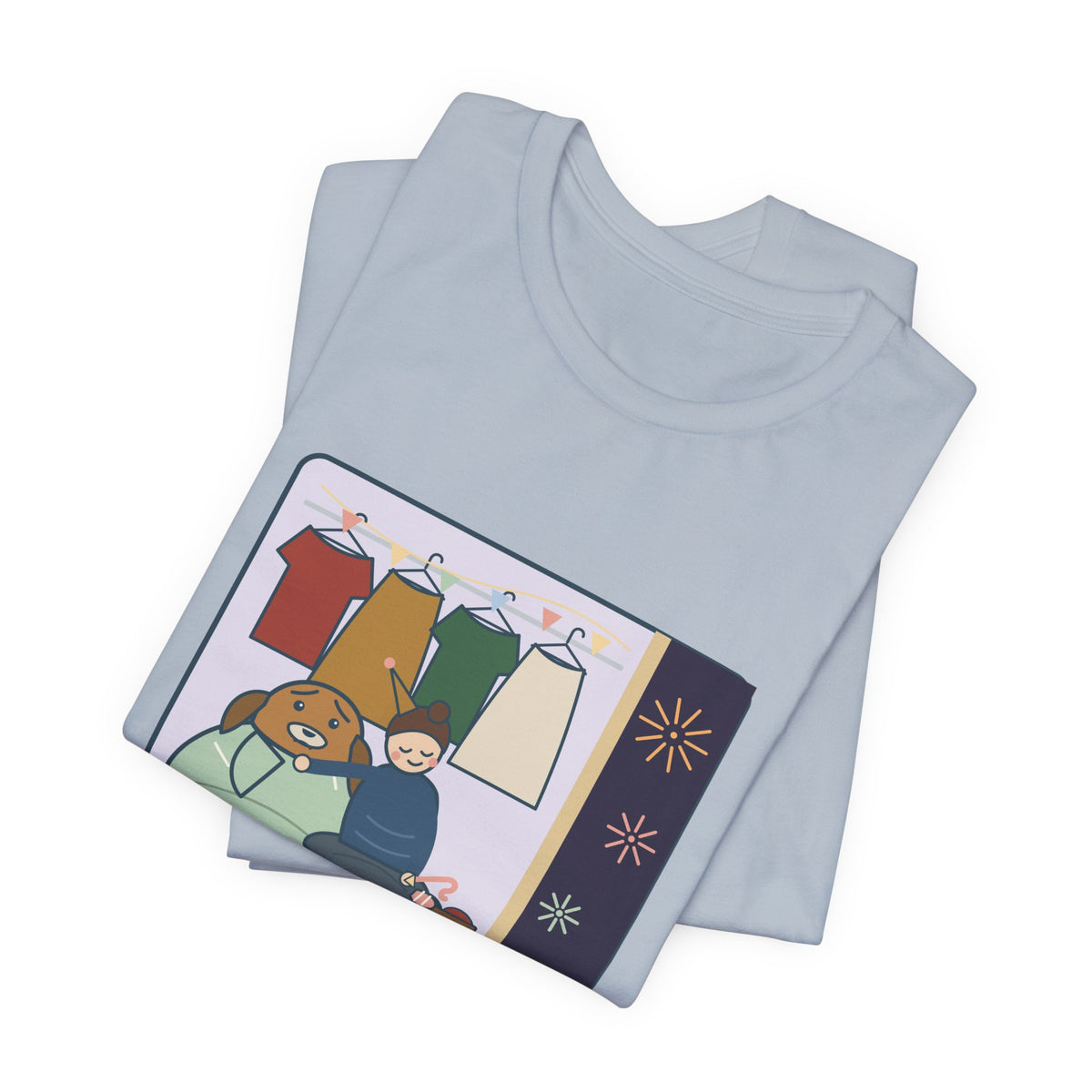 New Year 2027 Dog Owner T-Shirt - Rang in 2027 in the Closet with the Dog Funny NYE Tee