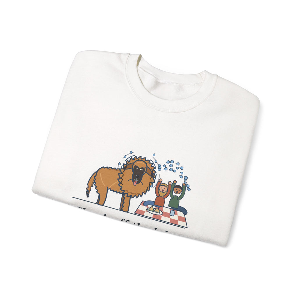 Leonberger Crewneck Sweatshirt - Shook Off the Lake Next to the Picnic