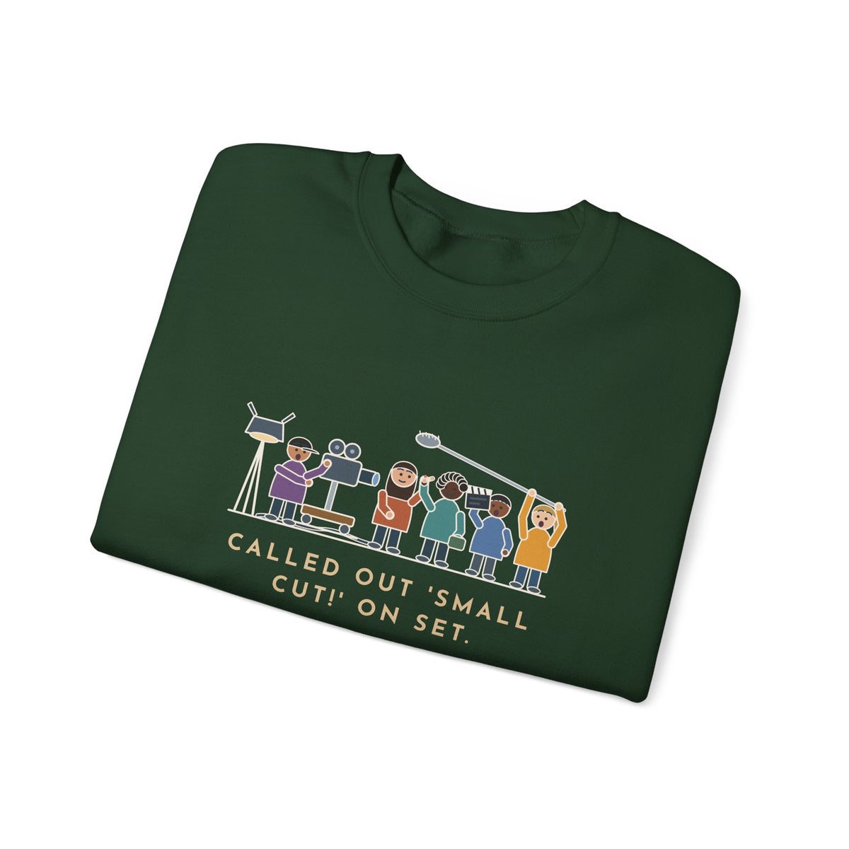 Film Set Nurse Crewneck Sweatshirt - Small Cut, Whole Crew Froze