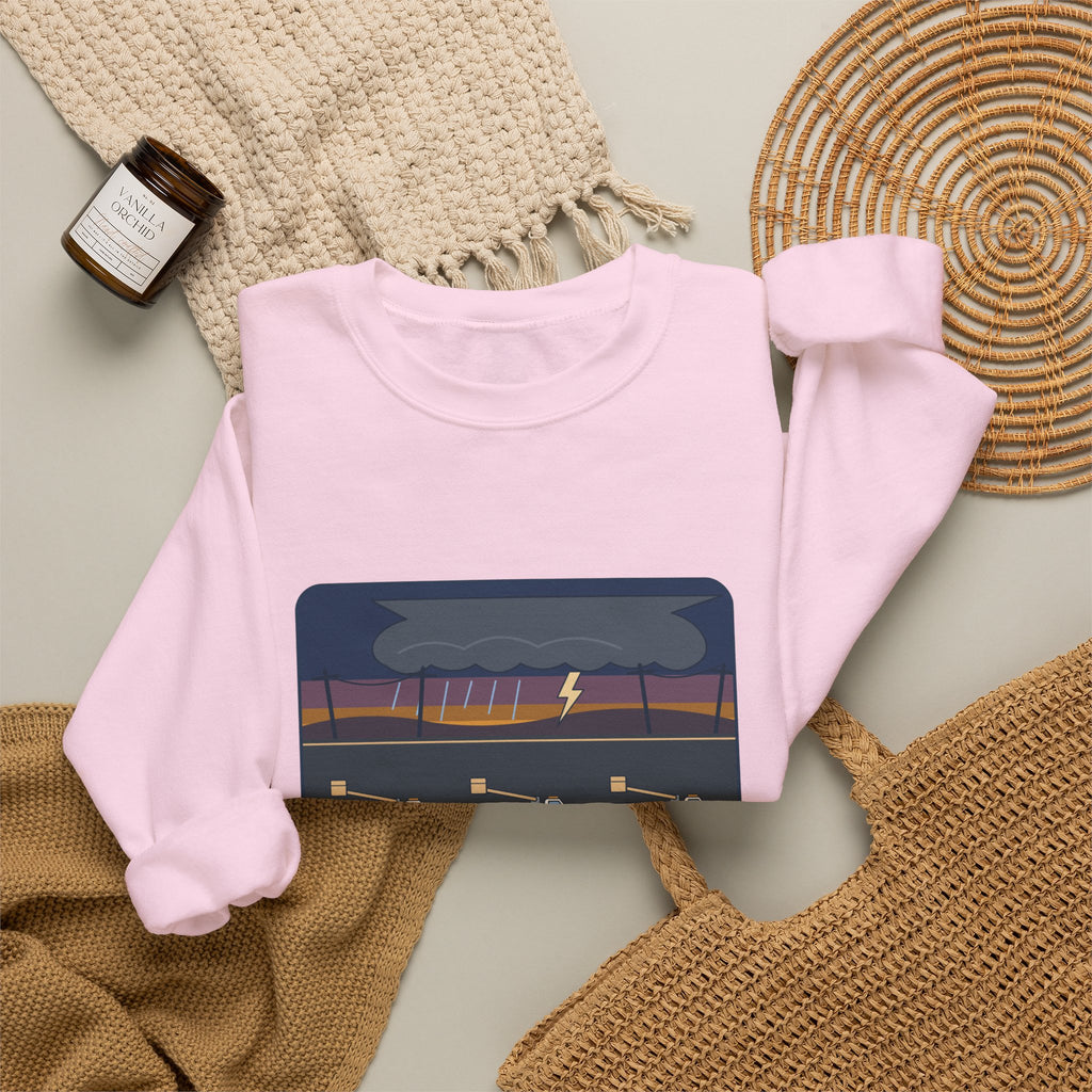 Lineworker Crewneck Sweatshirt - Mutual Aid. Any State. Any Storm. Gift