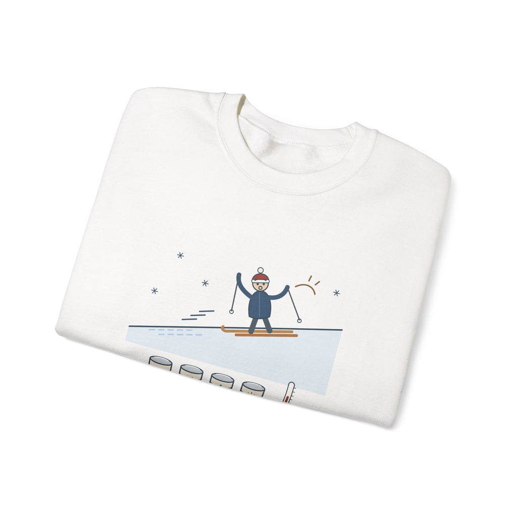Cross-Country Ski Crewneck Sweatshirt - I Guessed the Wax Wrong. Nordic Skier Apres Gift