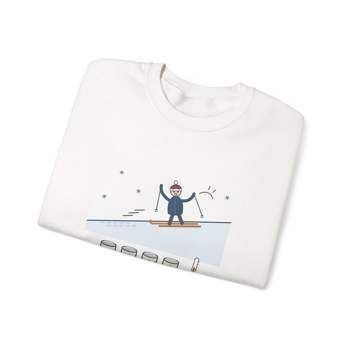 Cross-Country Ski Crewneck Sweatshirt - I Guessed the Wax Wrong. Nordic Skier Apres Gift