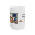 The Roof Slid Off at the Second Gumdrop 15oz Mug, Large Funny Gingerbread House Coffee Mug