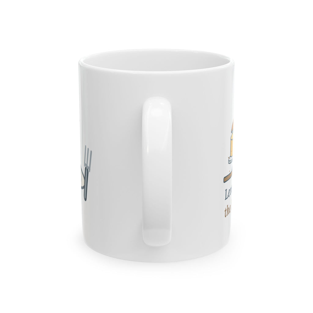 Cake Baker Coffee Mug - Leveled Cake Tops: The Baker's Lunch