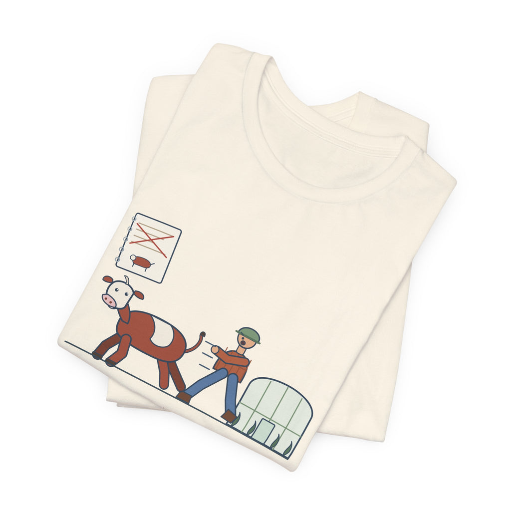 Ag Teacher T-Shirt - Lesson Plan: The Heifer Got Out, Funny Agriculture Teacher Tee