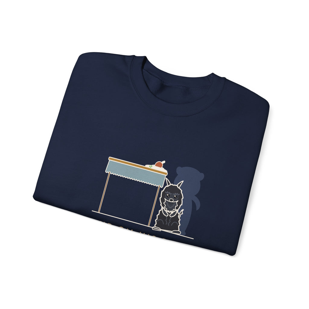 Affenpinscher Crewneck Sweatshirt - Sits Up at Dinner Like a Tiny Bear