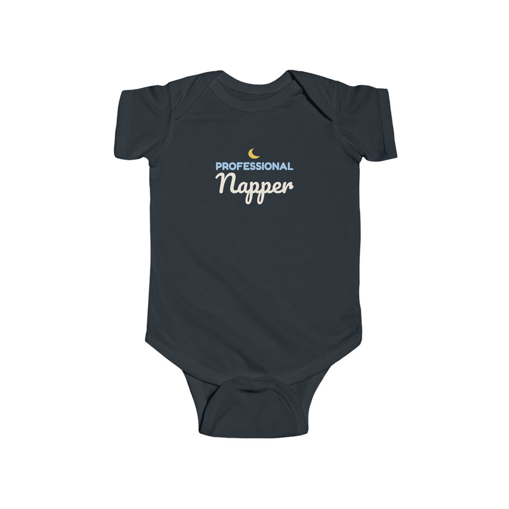 Professional Napper Baby Bodysuit, Funny Sleepy Baby Outfit