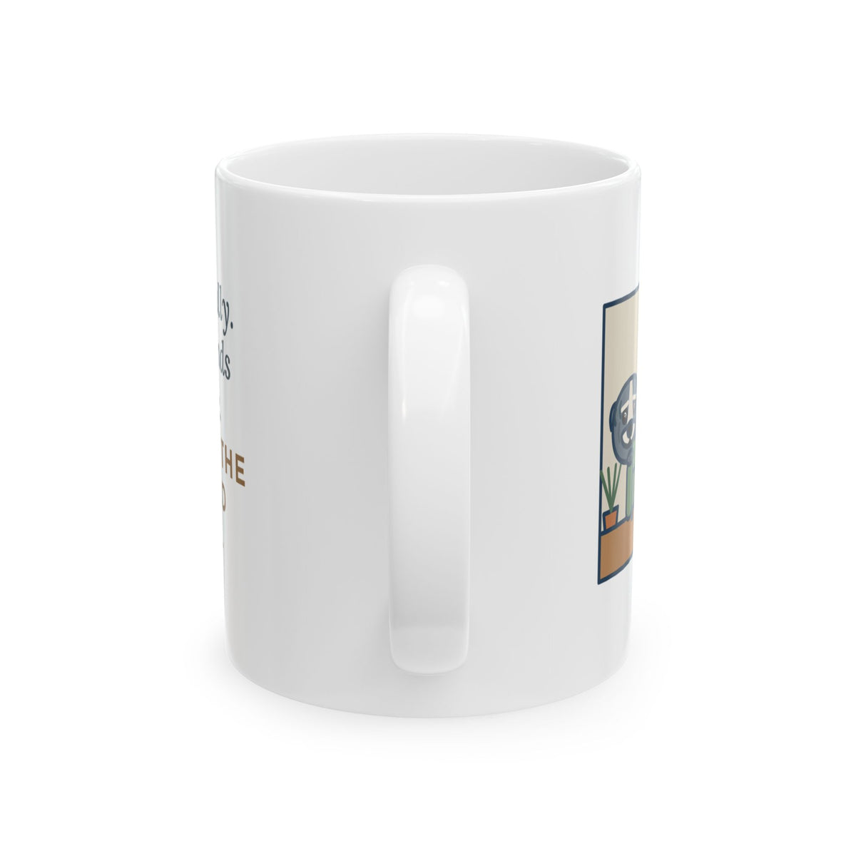 American Bully Mug, Ninety Pounds of Muscle, Runs from the Handheld Vacuum, Funny Coffee Mug 11oz
