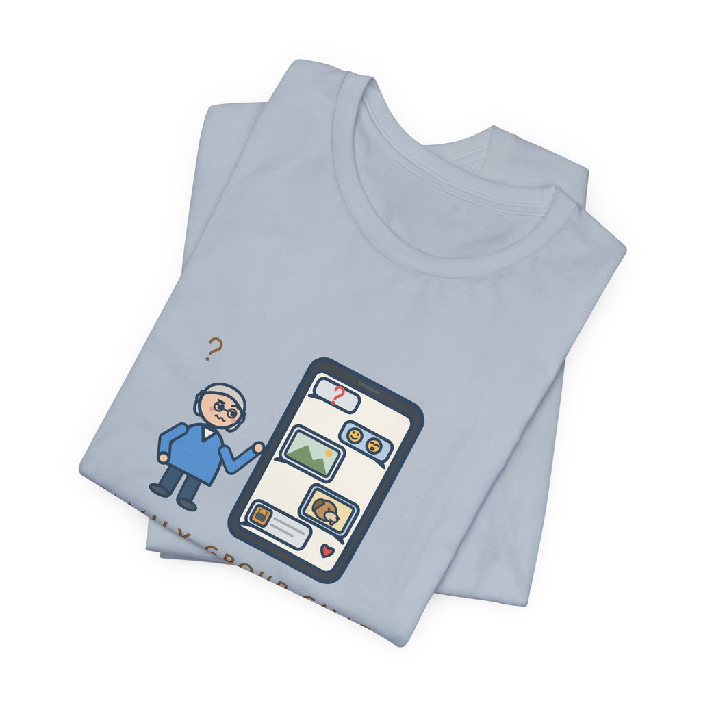 Funny Mom T-Shirt, Asked a Yes-or-No Question, Forty-Two Replies and Zero Answers, Phone Thread Tee