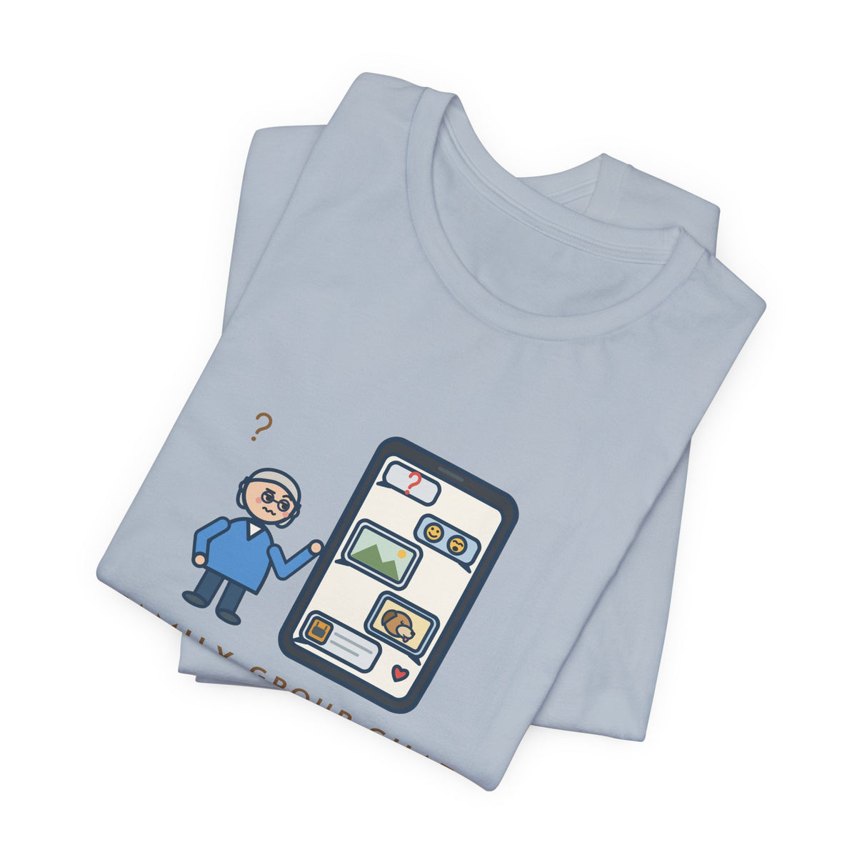 Funny Mom T-Shirt, Asked a Yes-or-No Question, Forty-Two Replies and Zero Answers, Phone Thread Tee