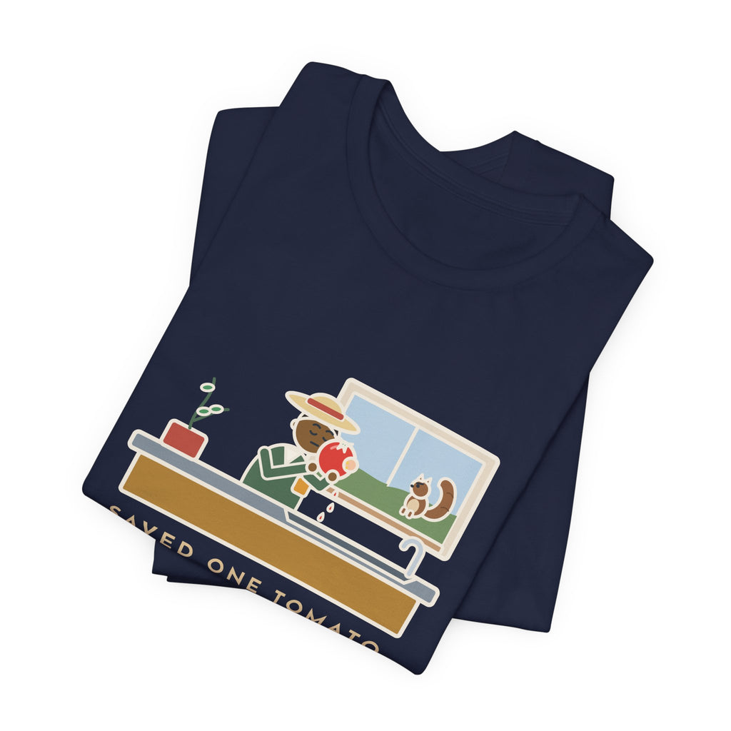 Funny Gardener T-Shirt, Saved One Tomato From the Squirrels, Sink Tomato Tee