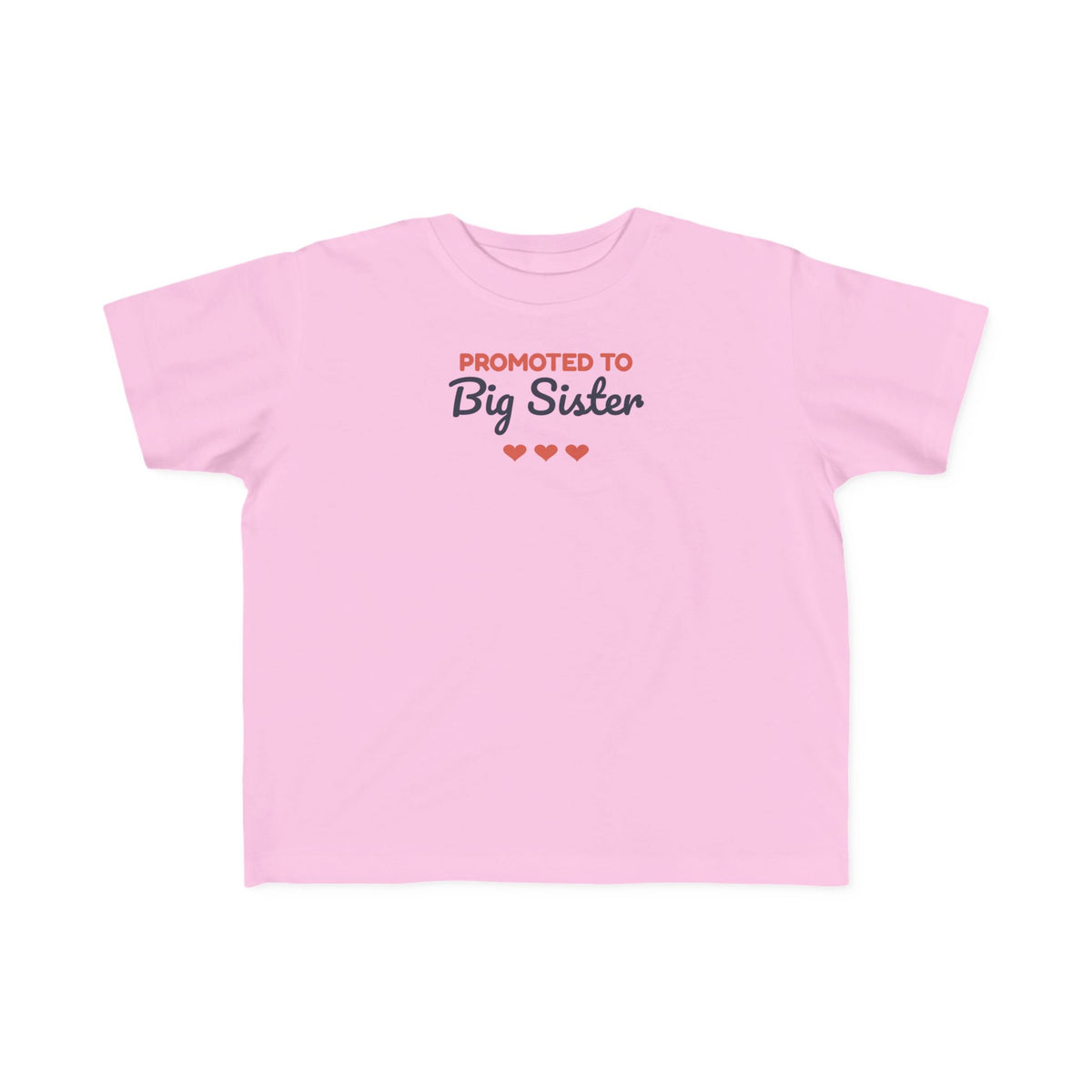 Promoted to Big Sister Toddler T-Shirt, Big Sister Announcement Shirt