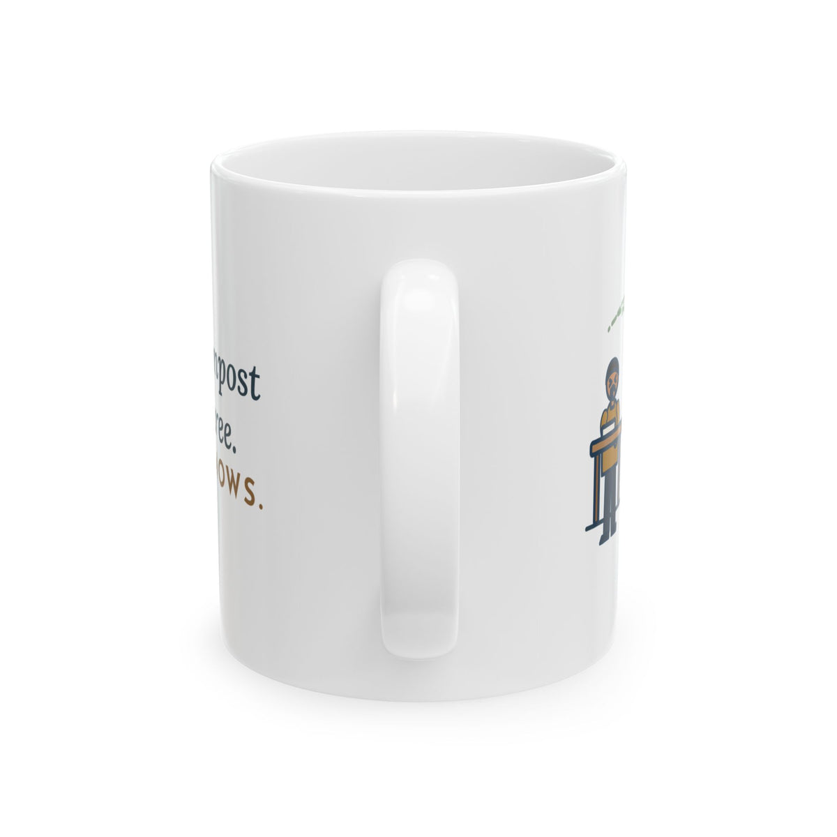 Environmental Science Teacher Mug - Classroom Compost Bin, Week Three 11oz Coffee Mug