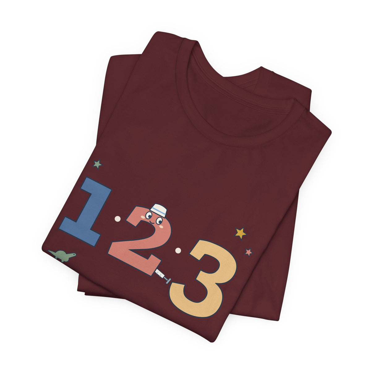 Pediatric Nurse T-Shirt - We Go on Three. I Go on Two. Funny Peds Nurse Tee