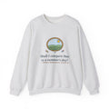 Shall I Compare Thee to a Summer's Day Sweatshirt, Love Shakespeare Quote Crewneck with Framed Meadow