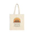Grow Old Along with Me Tote Bag, Anniversary Browning Quote Tote with Porch Rocking Chairs
