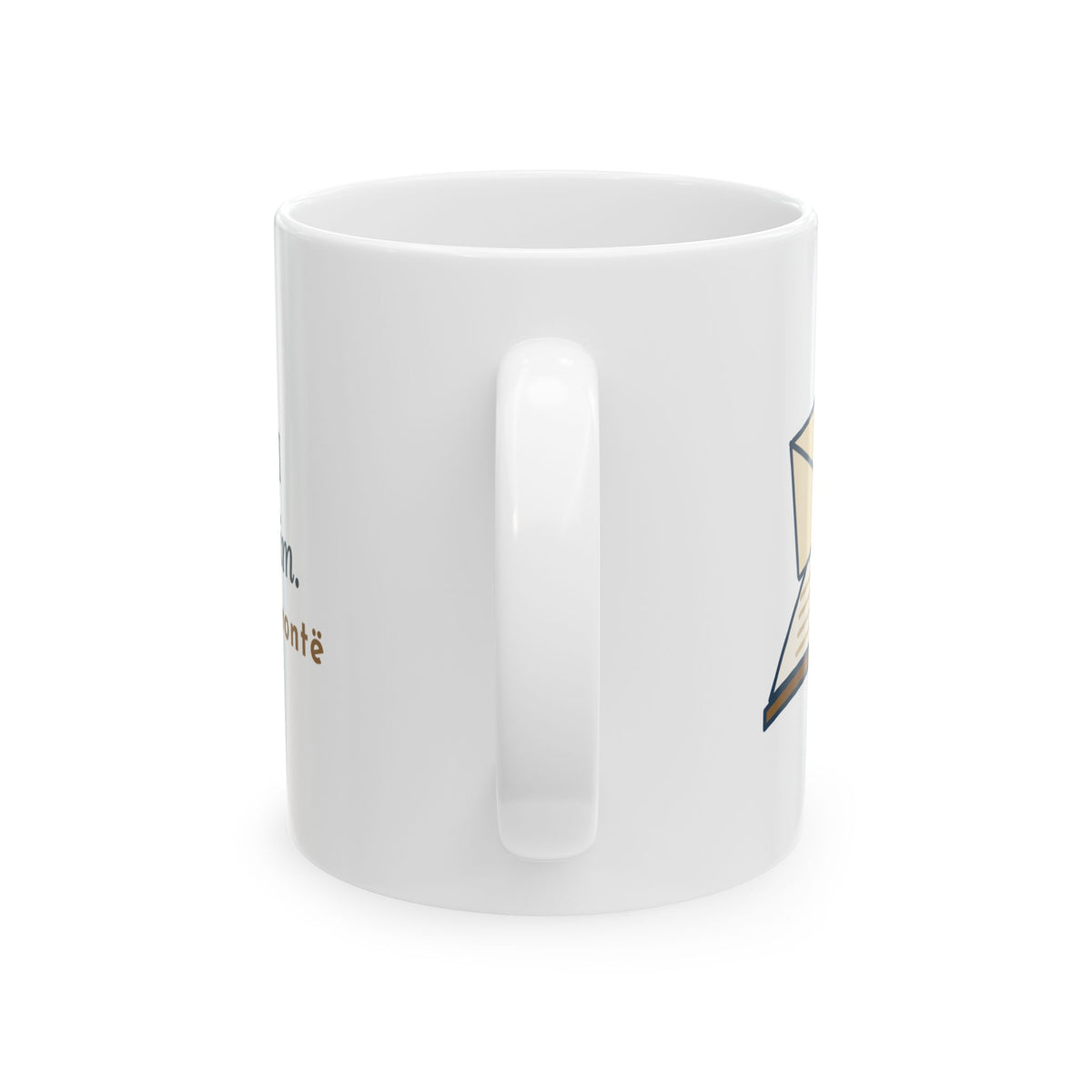 Brontë Quote Mug, Reader, I Married Him, Wedding Letter and Ring Coffee Mug 11oz