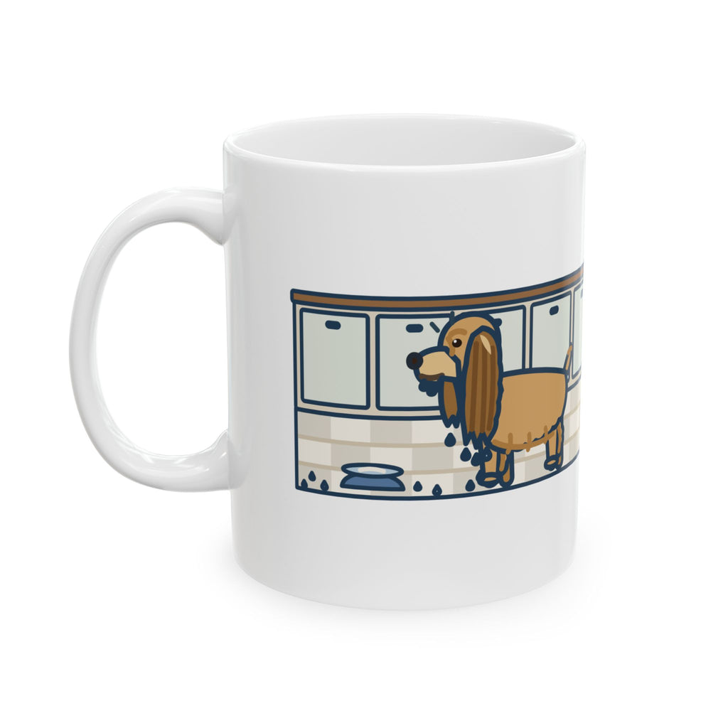 Cocker Spaniel Coffee Mug - One Drink, Two Dripping Ears Funny Dog Mug