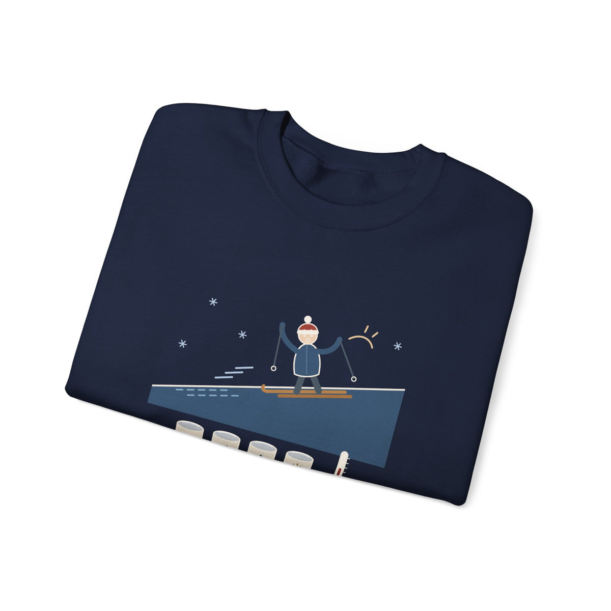 Cross-Country Ski Crewneck Sweatshirt - I Guessed the Wax Wrong. Nordic Skier Apres Gift
