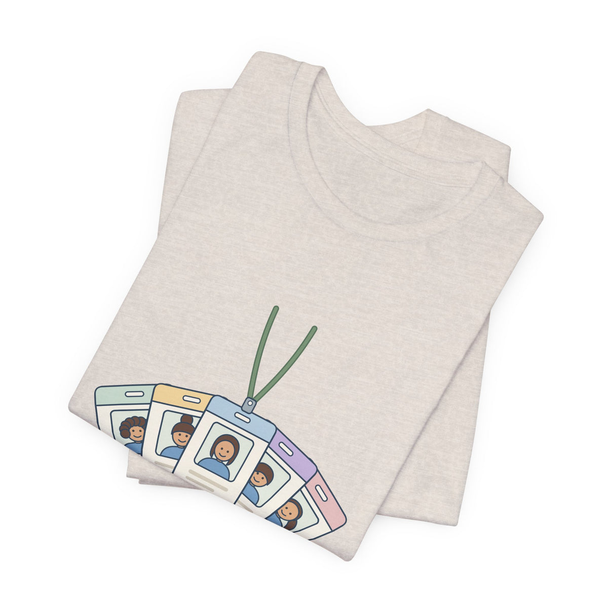 Travel Nurse T-Shirt - Different Badge Photo Every Thirteen Weeks Tee